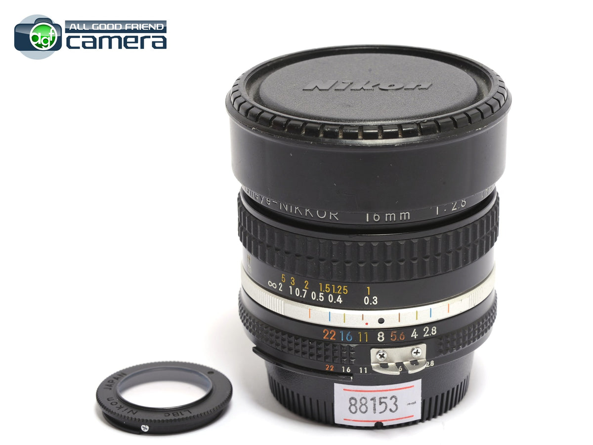 Nikon Fisheye-Nikkor 16mm F/2.8 Ai-S AiS Lens – AGFCamera