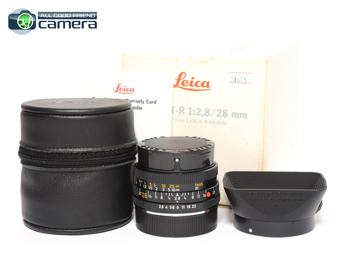 Leica Elmarit-R 28mm F/2.8 E48 Lens R-Only Late #357 *MINT in