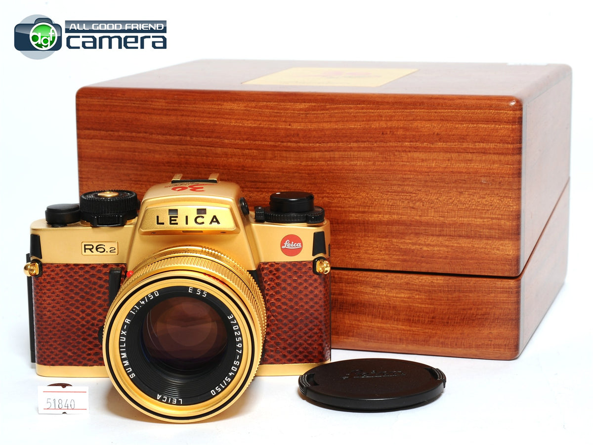 Leica R6.2 Camera Singapore 30 Years Gold Edition w/50mm F/1.4 