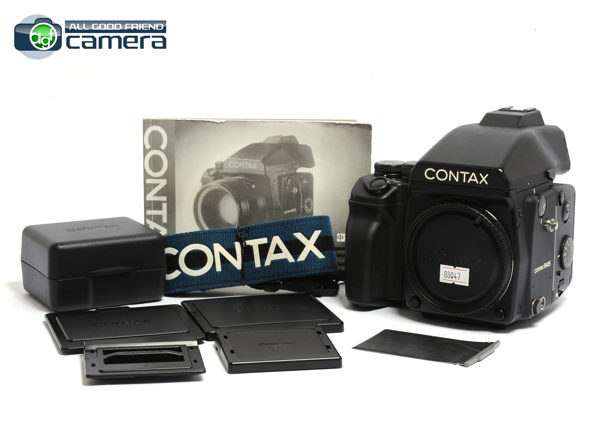 Contax 645 Camera Body Kit w/AE-1 Finder, MF-1A 120/220 Magazine – AGFCamera