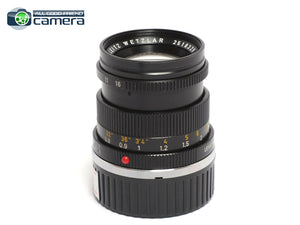 Leica Summicron-M 50mm F/2 Lens Black Ver.3 Germany