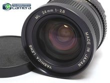 Load image into Gallery viewer, Yashica ML 24mm F/2.8 Lens Contax C/Y Mount *EX+*