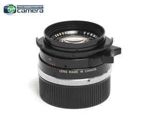 Leica Summilux M 35mm F/1.4 Lens Ver.2 Black Canada *MINT in Box*