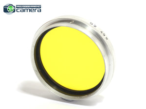 Voigtlander 49mm 310/49 Lens Hood + G2 49s Yellow Filter *EX+*