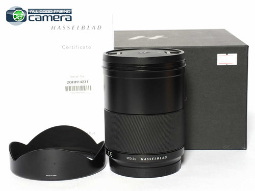 Hasselblad XCD 21mm F/4 Lens Shutter Count 1276 *EX+ in Box*