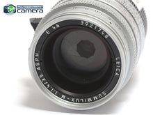 Load image into Gallery viewer, Leica Summilux-M 35mm F/1.4 ASPH. E43 Lens Silver/Chrome 11883 *MINT-*