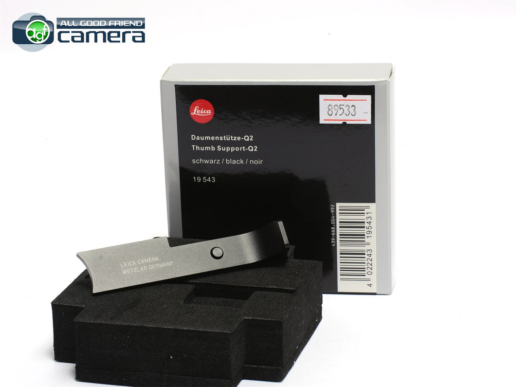 Genuine Leica Thumb Rest Support for Q2 Black 19543 *MINT in Box*