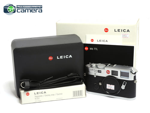 Leica M6 TTL Film Rangefinder Camera Silver 0.85 Viewfinder *MINT in Box*