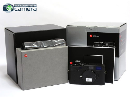 Leica M-A (Typ 127) Film Rangefinder Camera Black Chrome 10370 *MINT in Box*