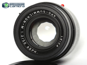 Leica APO-Summicron-M 50mm F/2 ASPH. Lens Black 11141 *EX*