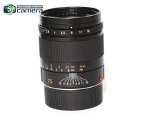 Load image into Gallery viewer, Leica Summarit-M 75mm F/2.5 6Bit E46 Lens Black 11645 *EX+ in Box*