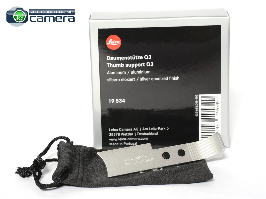 Leica Thumb Support Q3 Silver Aluminum 19534 *BRAND NEW*