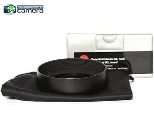 Leica Lens Hood Q3 Round Aluminum Black 19657 *BRAND NEW*