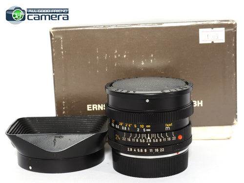 Leica Leitz Elmarit-R 24mm F/2.8 Lens Germany 3CAM