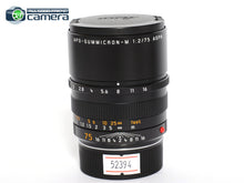 Load image into Gallery viewer, Leica APO-Summicron-M 75mm F/2 ASPH. Lens 6Bit Black 11637 *MINT*