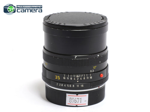 Leica Summicron-R 35mm F/2 E55 Lens Ver.2 Germany