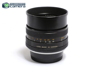 Leica Summicron-R 50mm F/2 Lens V2 Canada Converted to Nikon F Mount