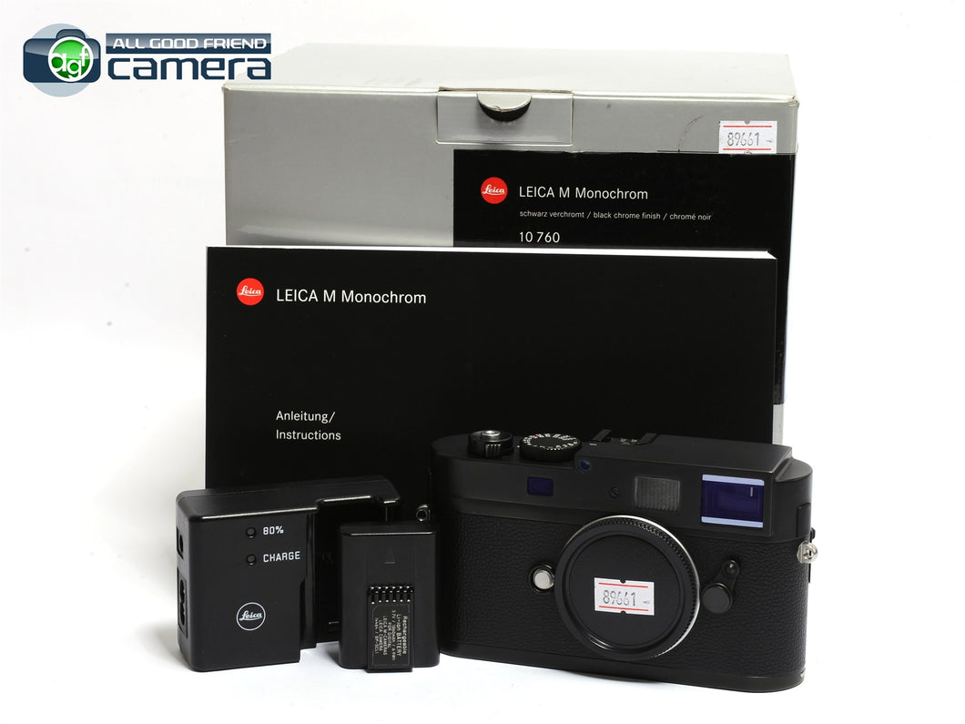 Leica M Monochrom CCD Camera Black Shutter Count 7669 *EX+ in Box*