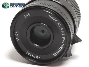 Leica Summarit-M 35mm F/2.4 ASPH. E46 Lens Black 11671 *MINT-*