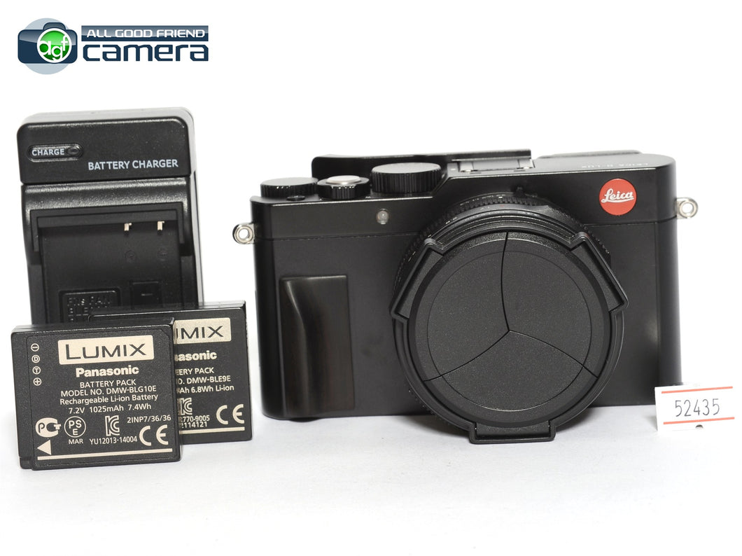 Leica D-LUX (Typ 109) Digital Camera Black w/Summilux F/1.7-2.8 Lens *EX+*