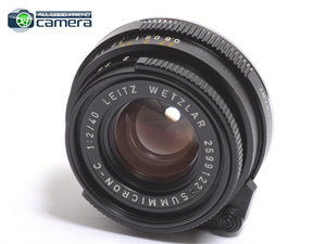 Leica Leitz Summicron-C 40mm F/2 Lens M-Mount