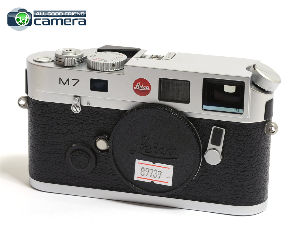 Leica M7 Film Rangefinder Camera Silver/Chrome 0.72 Viewfinder *EX+*