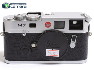 Leica M7 Film Rangefinder Camera Silver/Chrome 0.72 Viewfinder *EX+*