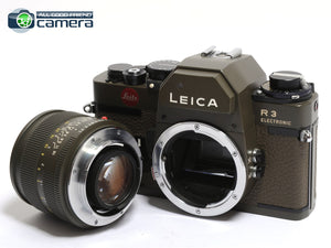 Leica R3 Electronic Camera w/Summilux-R 50mm F/1.4 Lens Safari Green