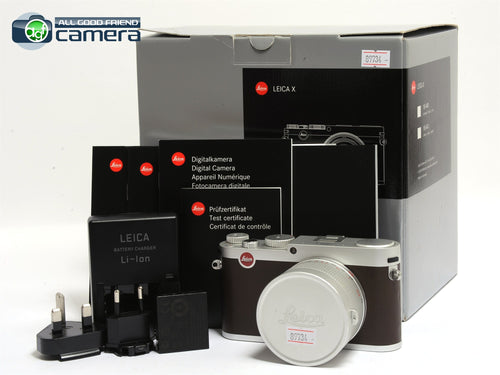 Leica X Typ 113 Digital Camera Silver w/Summilux 23mm F/1.7 Lens *MINT- in Box*