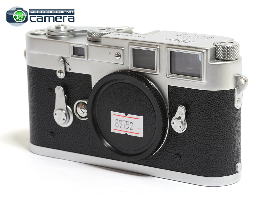 Leica M3 Film Rangefinder Camera Double Stroke Silver/Chrome