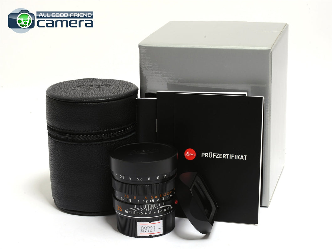 Leica APO-Summicron-M 35mm F/2 ASPH. Lens Black 11699 *MINT in Box*