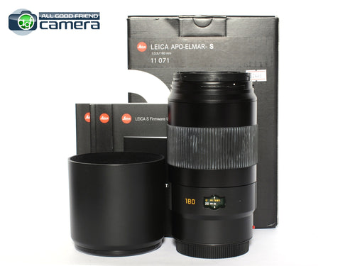 Leica APO-Elmar-S 180mm F/3.5 E72 Lens New Version AF Motor *EX+ in Box*