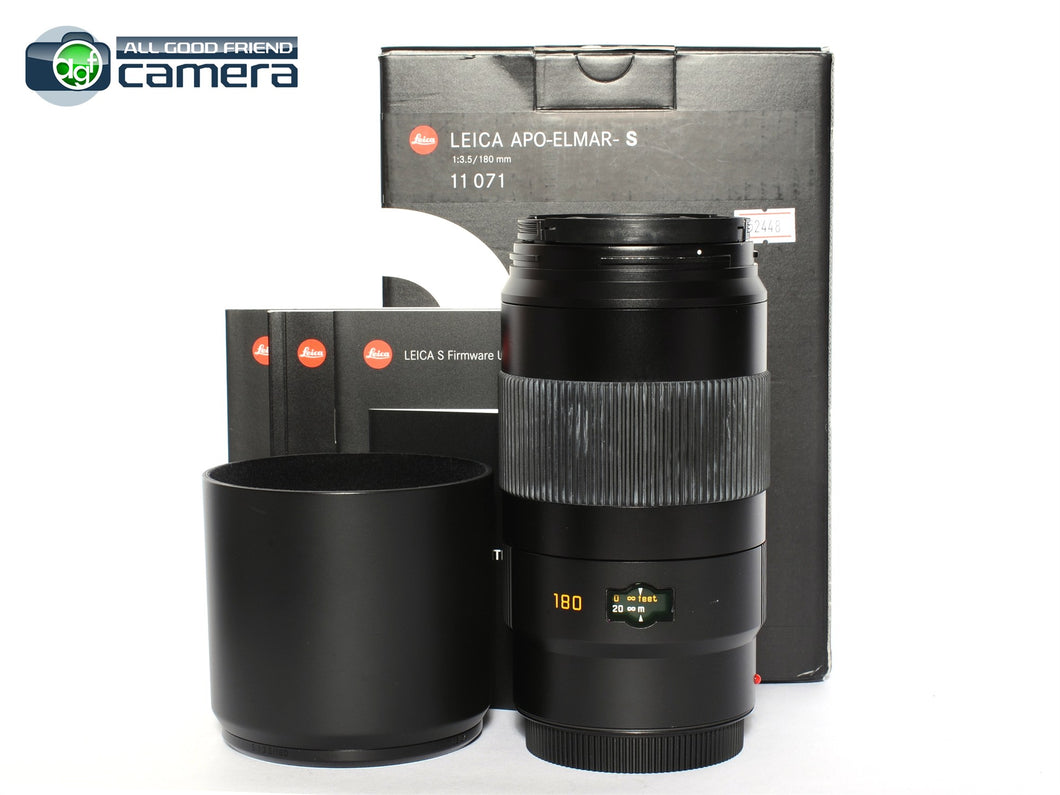 Leica APO-Elmar-S 180mm F/3.5 E72 Lens New Version AF Motor *EX+ in Box*