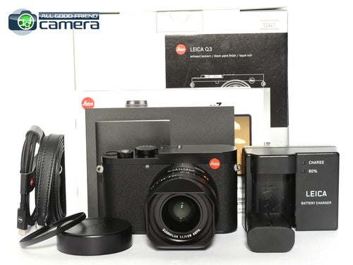 Leica Q3 Digital Camera Black 19080 w/Summilux 28mm F/1.7 Lens *MINT in Box*