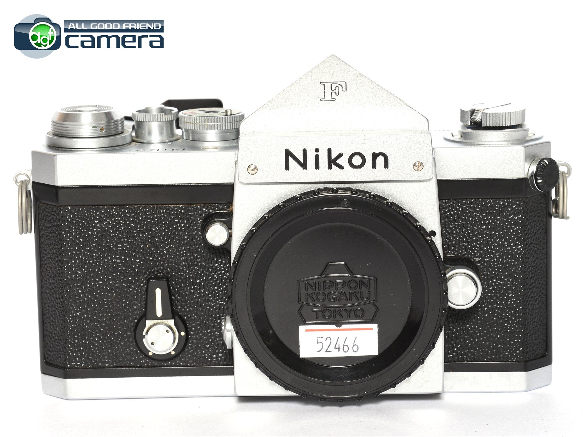 Nikon F Eye Level FIlm SLR Camera Body Silver – AGFCamera