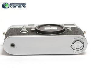 Leica M3 Film Rangefinder Camera Silver/Chrome Single Stroke *EX+*