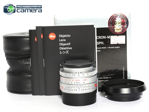 Leica Summicron-M 35mm F/2 ASPH. Ver.1 Lens 6Bit Silver 11882 *MINT in Box*