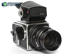 Hasselblad 500C Camera with C 150/4 Lens, A16 Back & Kiev TTL Prism Finder