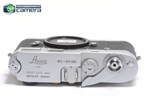 Leica M2 Film Rangefinder Camera Silver/Chrome