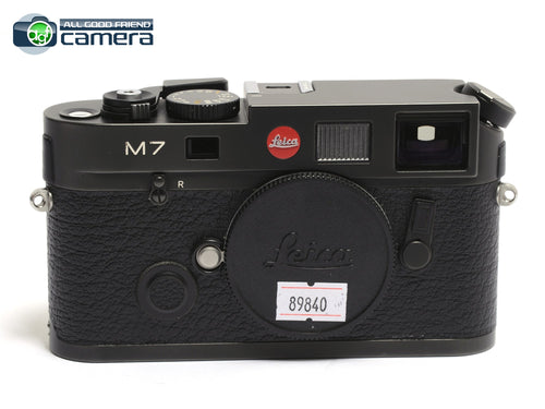 Leica M7 Film Rangefinder Camera Black 0.58 Viewfinder *EX*