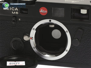 Leica M6 TTL Film Rangefinder Camera 0.85 Viewfinder Black *MINT-*