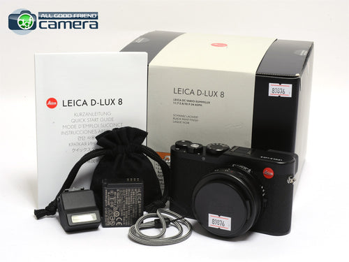 Leica D-Lux 8 Digital Camera Black 19191 *MINT in Box*