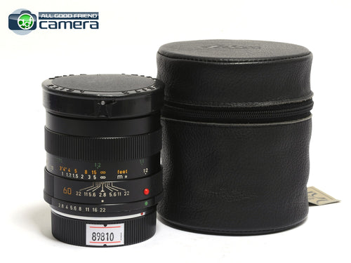 Leica Macro-Elmarit-R 60mm F/2.8 Lens 3CAM Germany