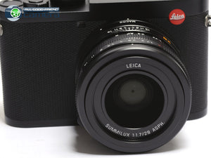 Leica Q2 47.3MP Digital Camera Black 19050 + Handgrip *MINT-*