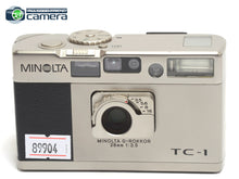 Load image into Gallery viewer, Minolta TC-1 P&amp;S Film Camera w/G-Rokkor 28mm F/3.5 Lens *EX+*