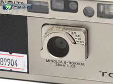 Load image into Gallery viewer, Minolta TC-1 P&amp;S Film Camera w/G-Rokkor 28mm F/3.5 Lens *EX+*