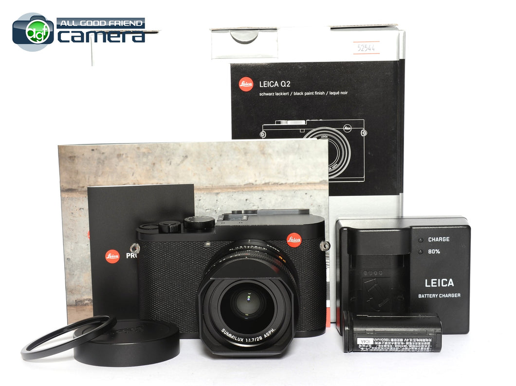 Leica Q2 Digital Camera Black 19050 w/Summilux 28mm F/1.7 Lens