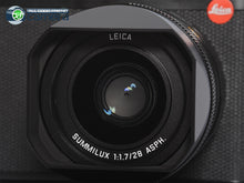 Load image into Gallery viewer, Leica Q3 Digital Camera Black 19080 w/Summilux 28mm F/1.7 Lens *MINT in Box*