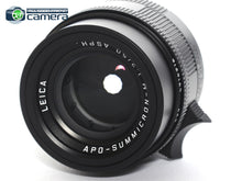 Load image into Gallery viewer, Leica APO-Summicron-M 50mm F/2 ASPH. Lens Black 11141 Late No. 491** *MINT*