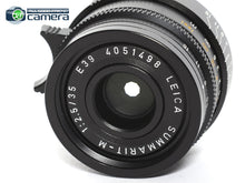 Load image into Gallery viewer, Leica Summarit-M 35mm F/2.5 E39 Lens Black 6Bit 11643 *EX+*